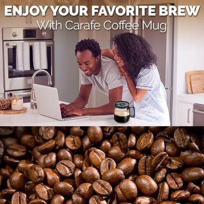 ☕16 Oz Glass Coffee Mug – Coffee Pot Style