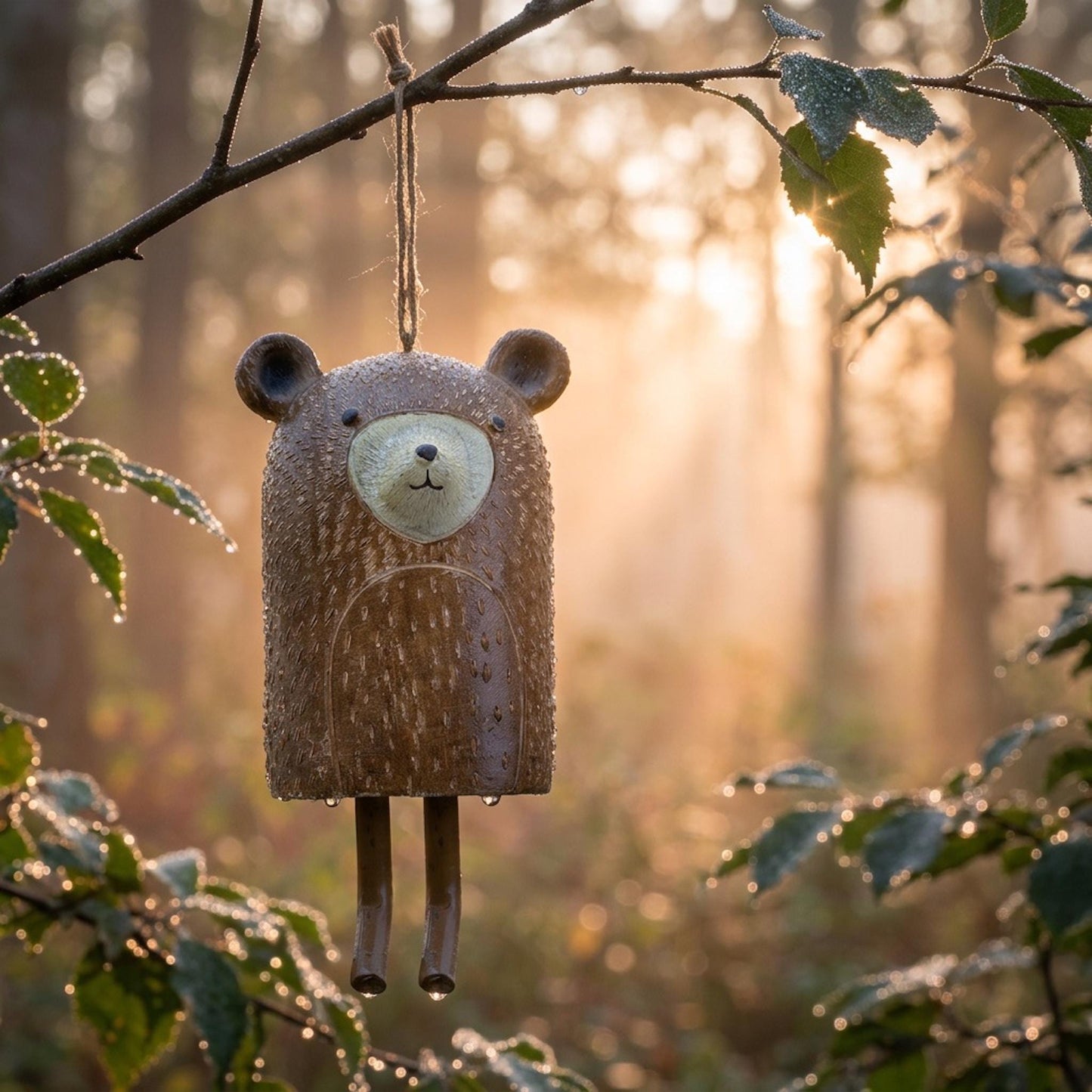 🌿Handmade Whimsical Animal Wind Chime Ornaments