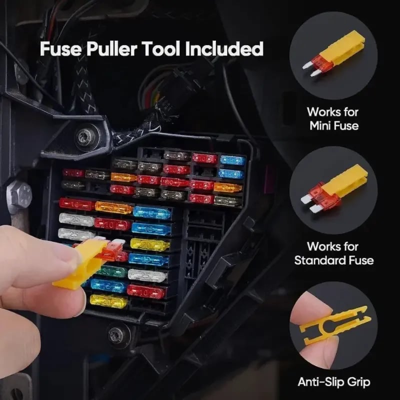 🔧 306 PCS Car Blade Fuse Assortment Set