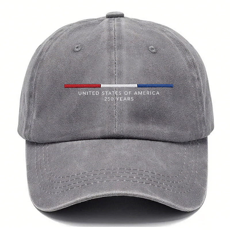 🔥United States of America 250 Years Vintage Washed Cap