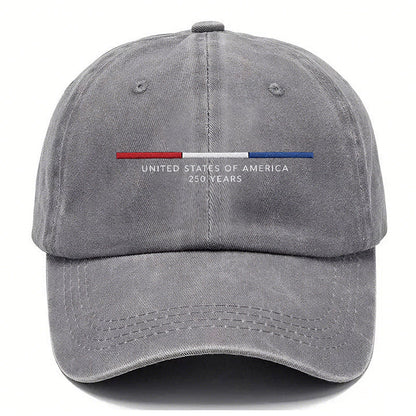 🔥United States of America 250 Years Vintage Washed Cap