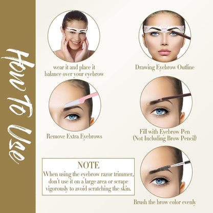 🔥✨Reusable Eyebrow Stencil Shaper Kit