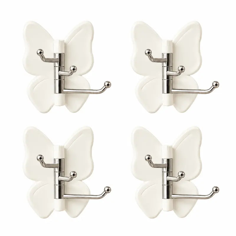 🔥2026 SALE - No Drilling Swivel Butterfly Hook