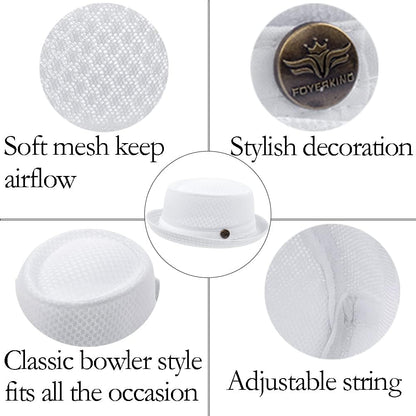 😎Summer Breathable Mesh Pork Pie Hat