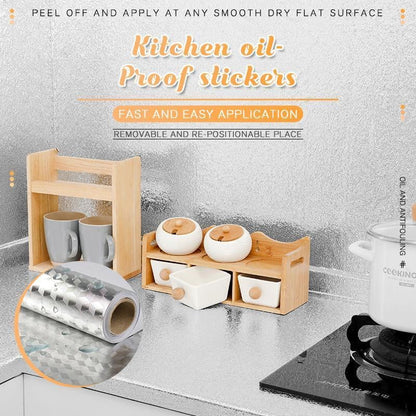 🔥Kitchen Peel and Stick Wallpaper Backsplash Waterproof Kitchen Stickers