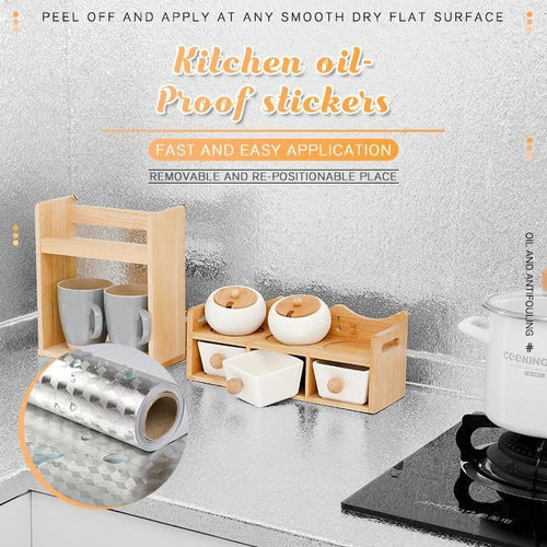 🔥Kitchen Peel and Stick Wallpaper Backsplash Waterproof Kitchen Stickers