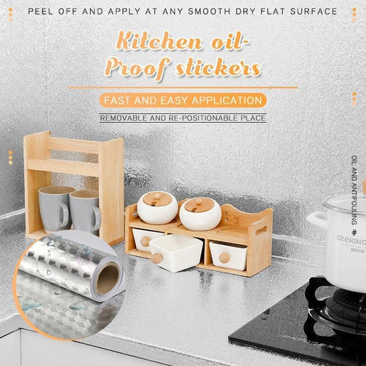 🔥Kitchen Peel and Stick Wallpaper Backsplash Waterproof Kitchen Stickers