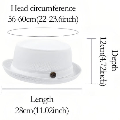 😎Summer Breathable Mesh Pork Pie Hat