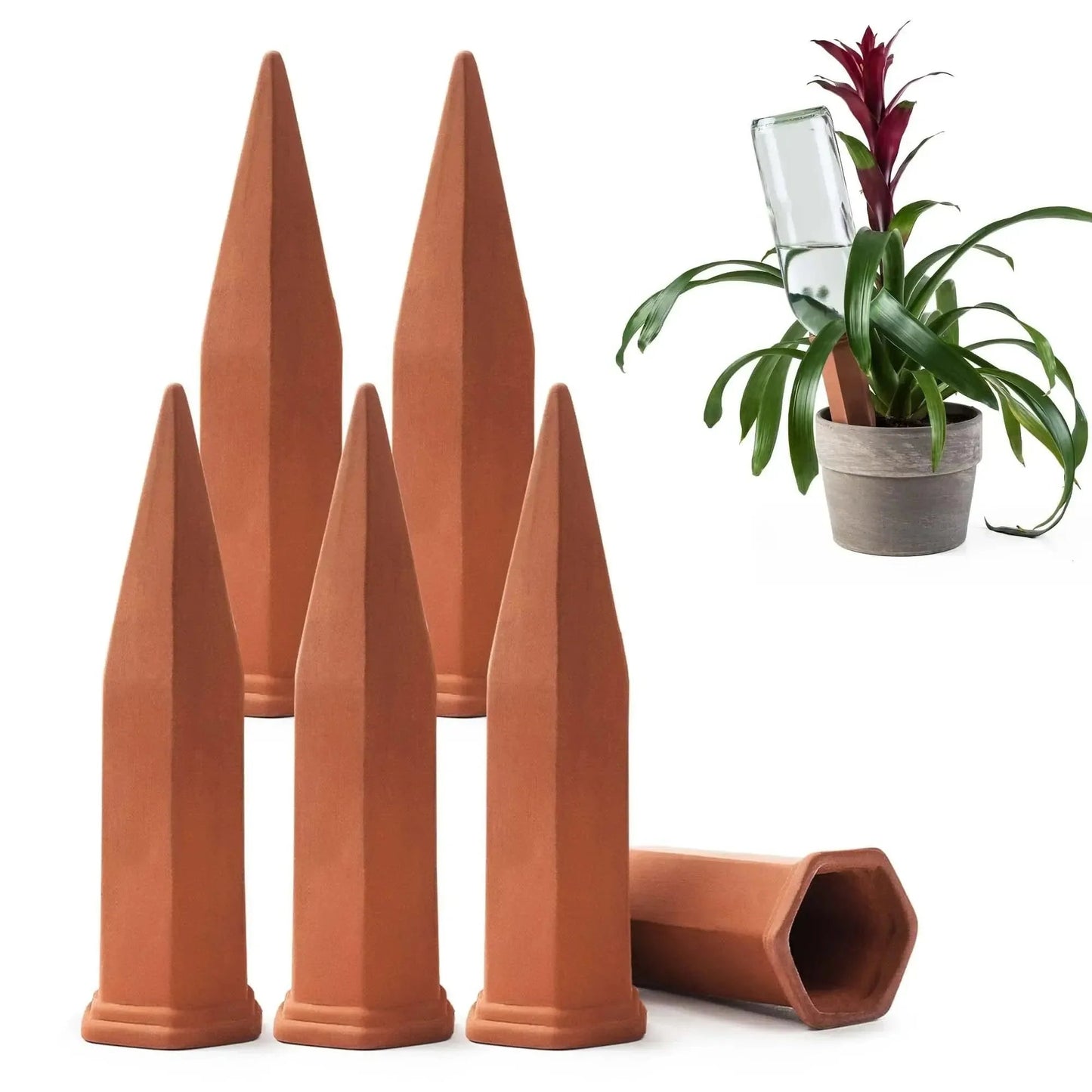 🔥Modern Innovations Self-Watering Terracotta Spikes