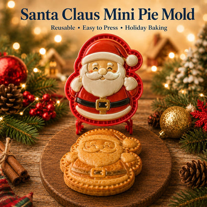 🎄16-Design Christmas Mini Pie Mold Collection | Reusable Embossed Molds for Shaping Detailed Santa, Snowman, Reindeer, Tree & Holiday Pies 🥧✨