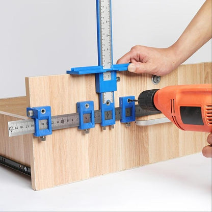 📏Precision Cabinet Hardware Jig - Handle & Pull Drill Guide Template for Door Drawer Installation