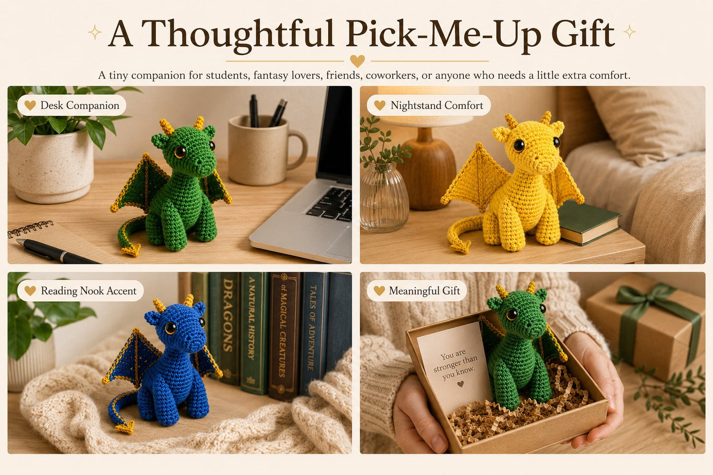 🔥Last Day: BUY 3 GET 1 FREE - 🐲💕Emotional Support Dragon Pocket Buddy