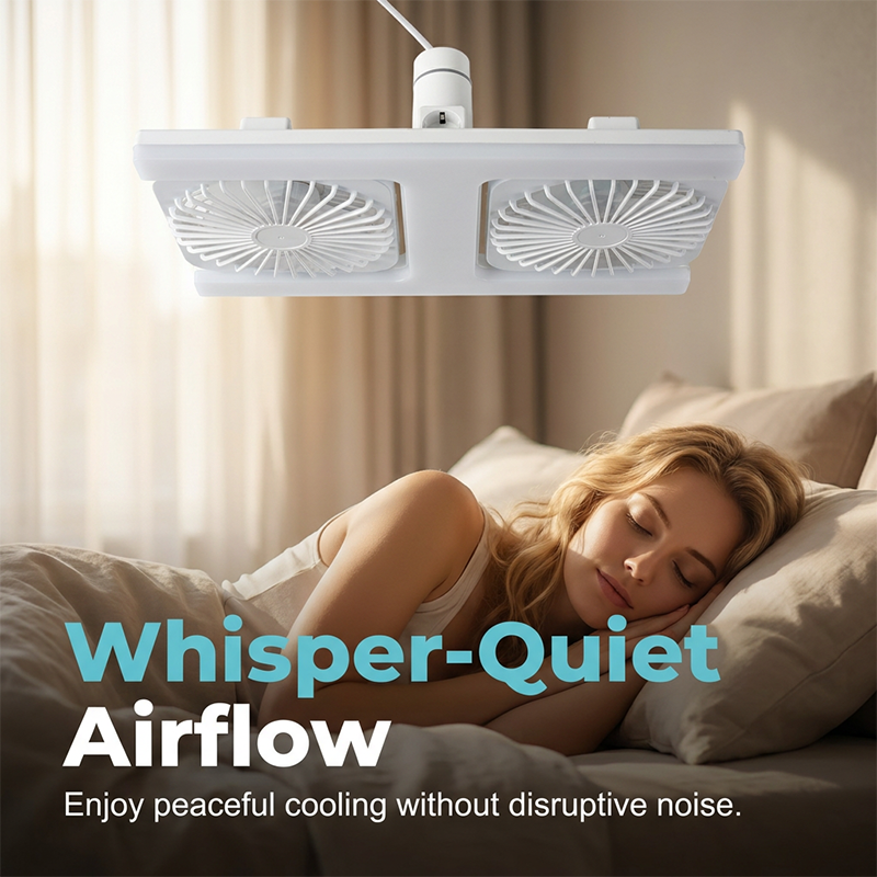 📢📢37% OFF !! ⏰ 2-in-1 LED Ceiling Fan Light – Dual Cooling, Ultra Bright, Tool-Free Install 🌀