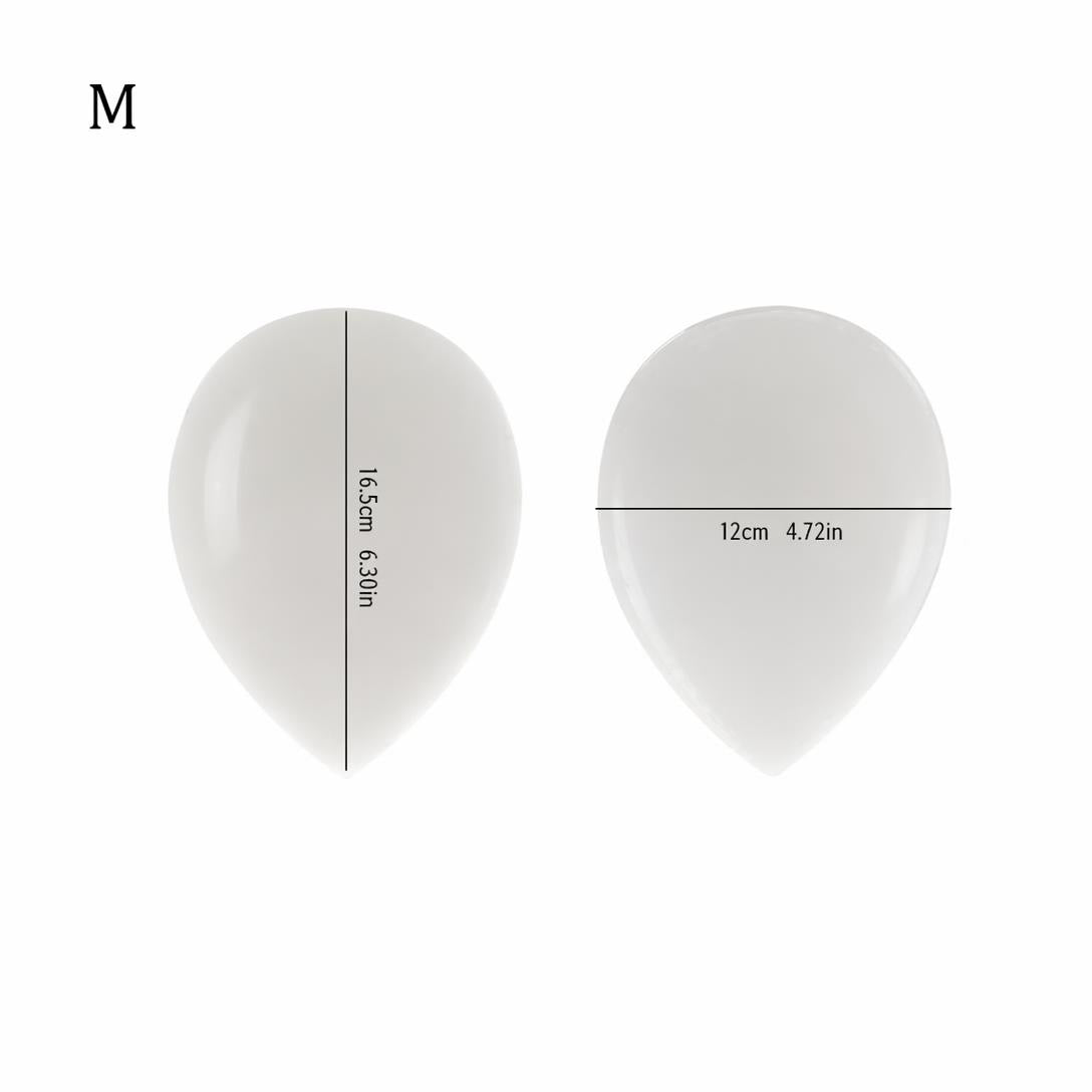 M / Transparent - 1 Pair (2 PCS)