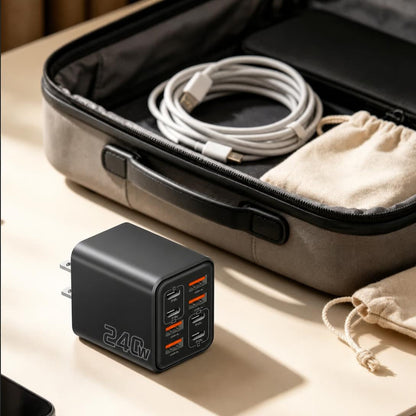 ⚡️Secret to Faster Phone Performance⚡️Eight-Port Travel Charger for Extended Phone Battery Life