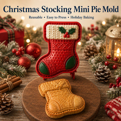 🎄16-Design Christmas Mini Pie Mold Collection | Reusable Embossed Molds for Shaping Detailed Santa, Snowman, Reindeer, Tree & Holiday Pies 🥧✨