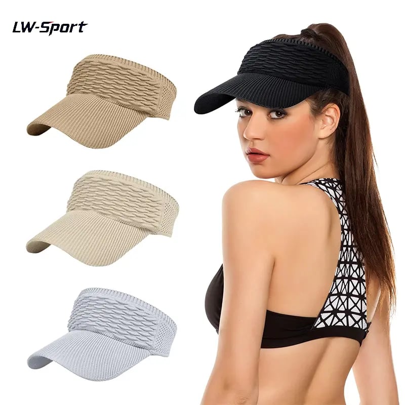 🔥2-Pack Women’s Open-Top Breathable UV-Protection High-Ponytail Sun Visor