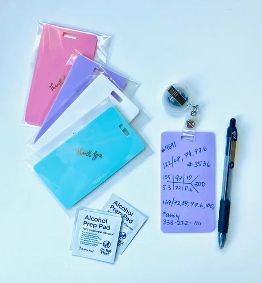 📋🩺Erasable Badge Note | Dual-Side Writable, Fade-Proof & No Blur (🖊Write. Wipe. Repeat.)