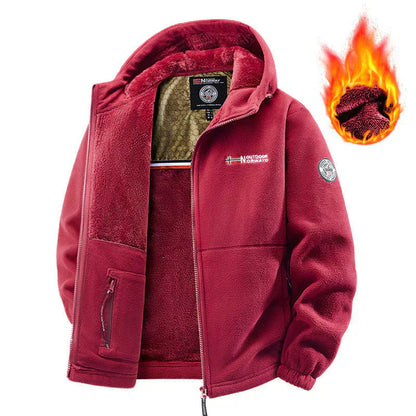 🔥Upgraded Unisex Hooded Casual Graphene Heated Insulated Jacket (with Internal Pockets)