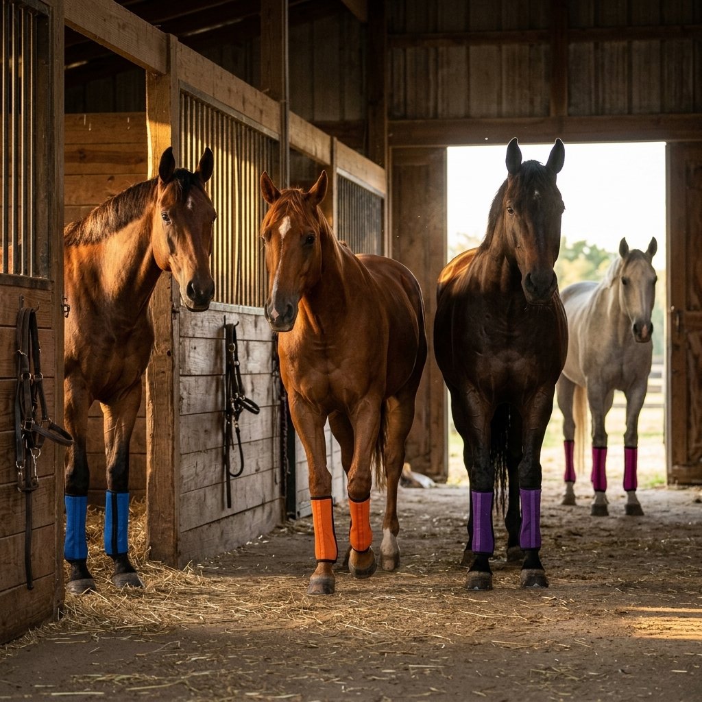 🐎Anti-Fly Horse Leg Mesh Protectors - Set of 4 Breathable Summer Boots