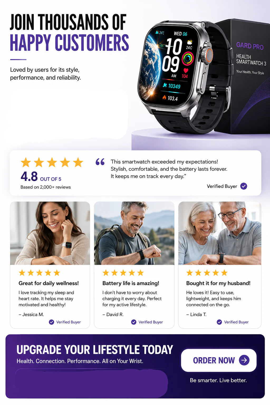 ✨Bluetooth calling, heart rate, blood oxygen, and body temperature monitoring sports watch a