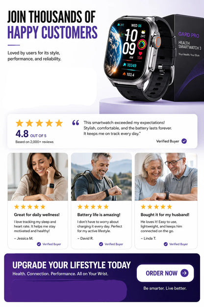 ✨Bluetooth calling, heart rate, blood oxygen, and body temperature monitoring sports watch a
