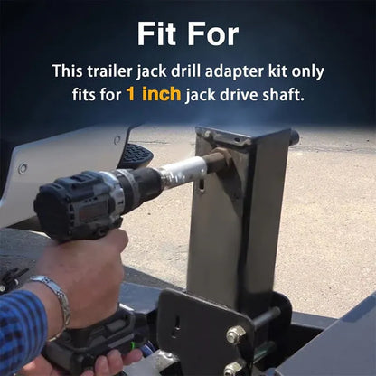 📢📢 !! ⏰Scissor Jack Drill Adapter Set