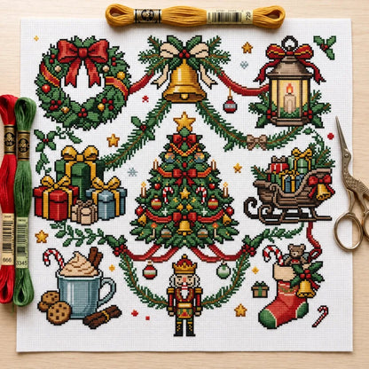 ✝️🧵Nativity Cross Stitch Kit🪡