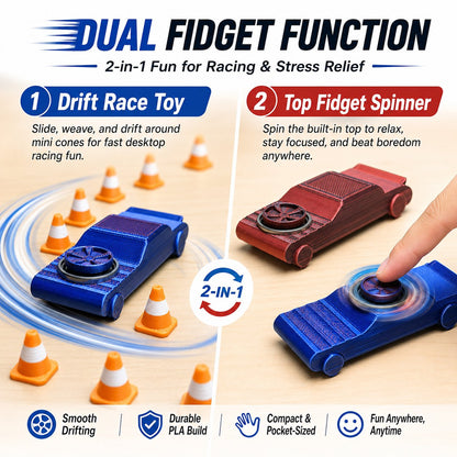 🏎️ The FidgetDrifter | Pocket Drift Fidget Car Toy