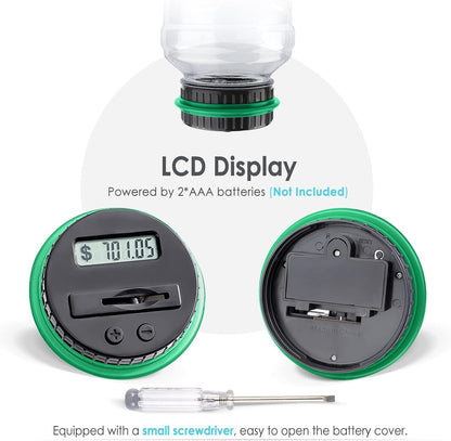 📢📢50% OFF !! ⏰Watch Savings Grow – Digital Money Box with Auto Coin Counting & Target Setting