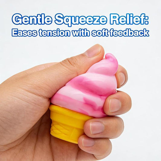 🍦Cute Ice Cream Squishy | Stress Relief Fidget Toy ✨