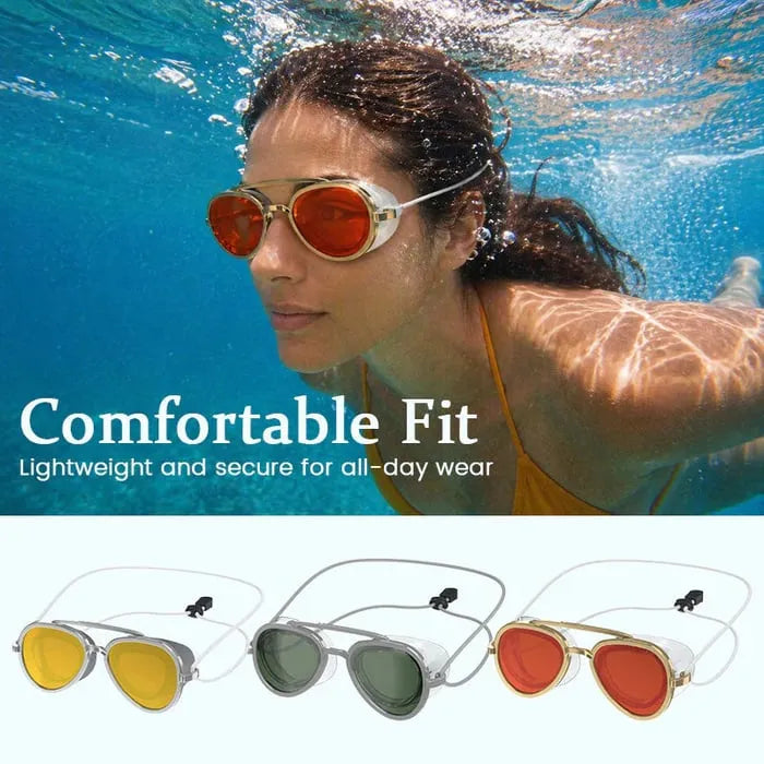 😎✨ Summer Vibe Reflective Swim Goggles