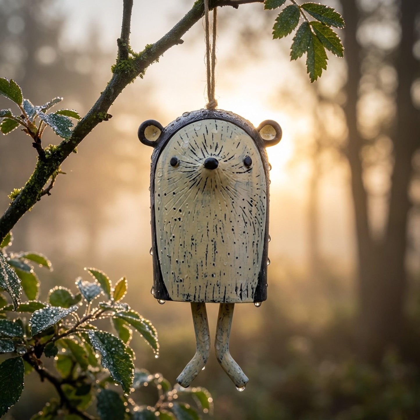 🌿Handmade Whimsical Animal Wind Chime Ornaments