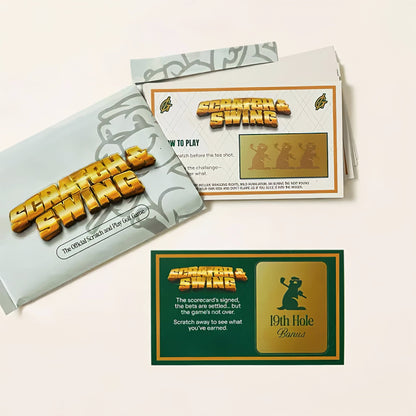 🏌️🎁 Scratch & Swing Scratch Off Golf Card Game (3-pack)