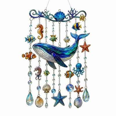 Ocean-Themed Crystal Wind Chime