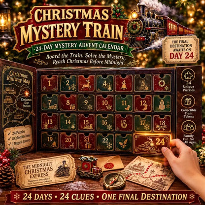 🎁✨24-Day Mystery Adventure Advent Calendar Collection | 24 Clues, Hands-On Puzzles & One Final Reveal