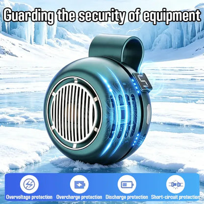 Mini Whirlwind Fan for Waist Clip Fan, 3 Speeds Hands-Free Neck Fan