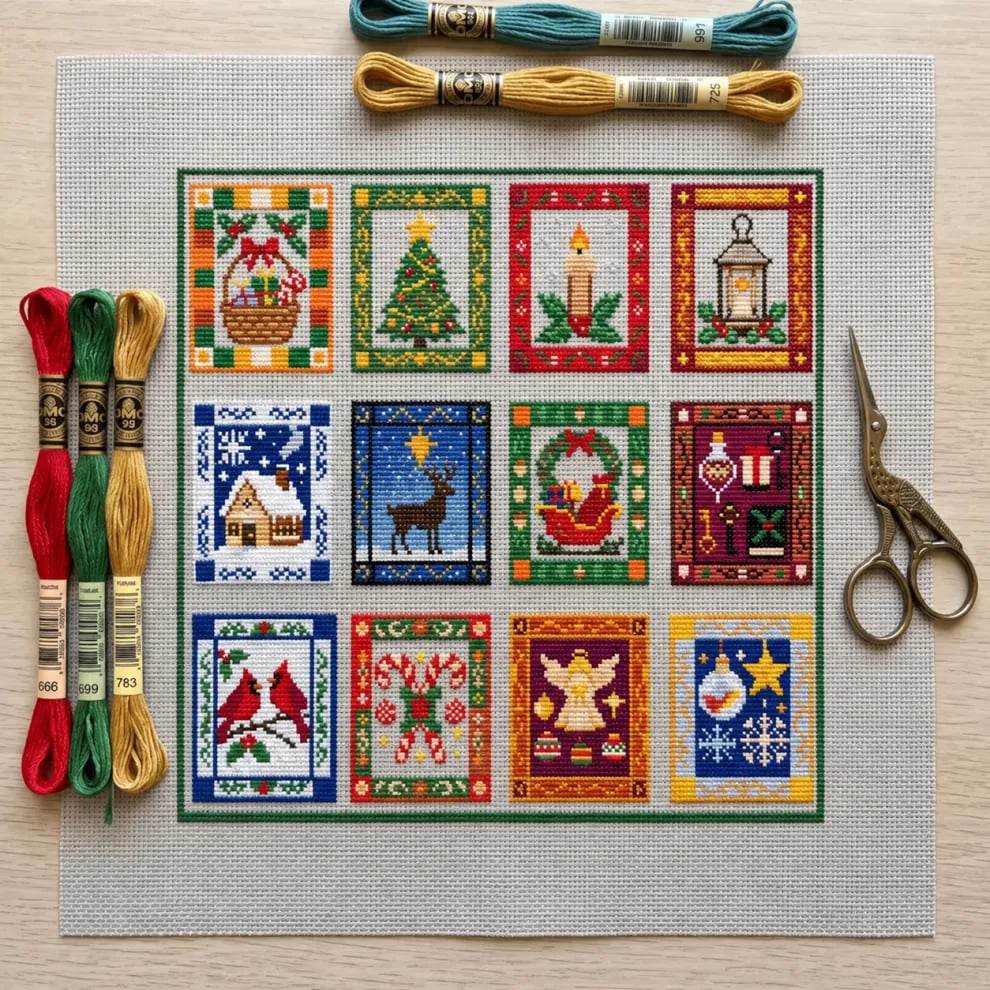 ✝️🧵Nativity Cross Stitch Kit🪡