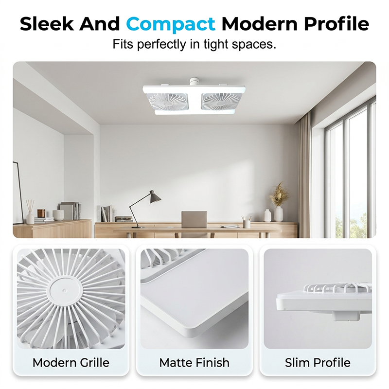 📢📢37% OFF !! ⏰ 2-in-1 LED Ceiling Fan Light – Dual Cooling, Ultra Bright, Tool-Free Install 🌀