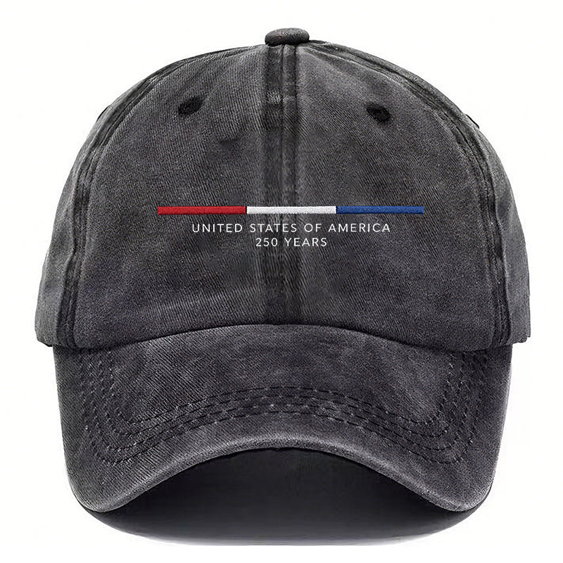 🔥United States of America 250 Years Vintage Washed Cap