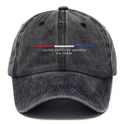 🔥United States of America 250 Years Vintage Washed Cap