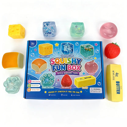 8-Piece Cute Animal Squishy Gift Pack