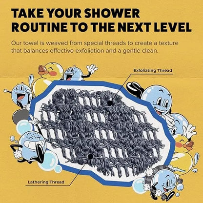 🥳Exfoliating Shower Bath Towel