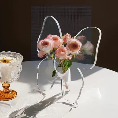 ⏳ Last Day 49% OFF🔥Transparent Butterfly-Inspired Decorative Vase