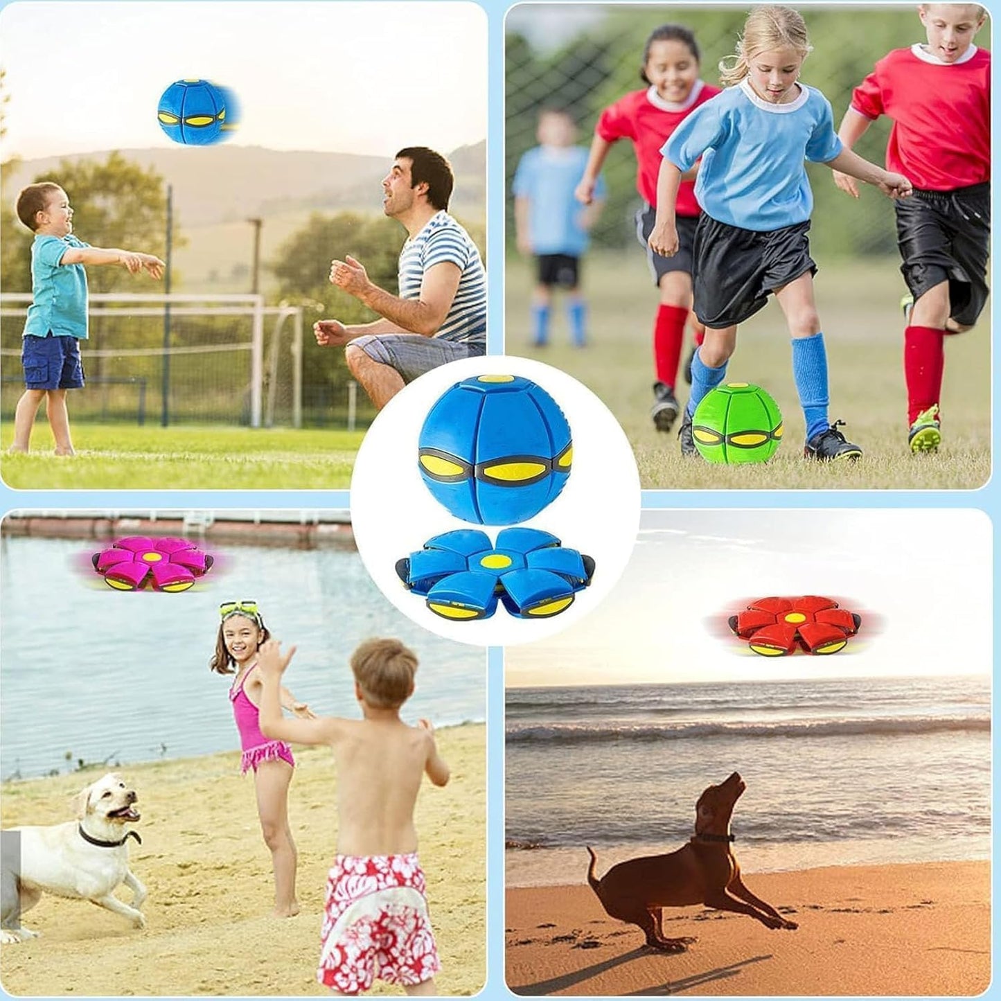 🔥Children's bouncing ball,Magic metaball ,Magic Flying Saucer,bouncy ball,Parent-child inter