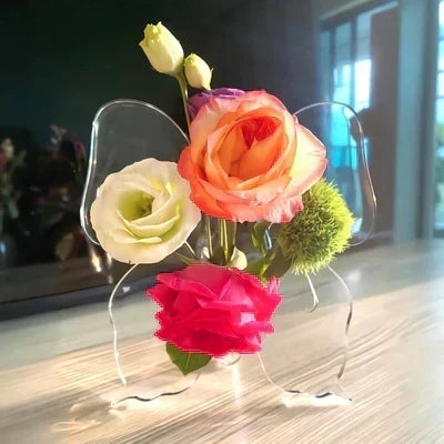 ⏳ Last Day 49% OFF🔥Transparent Butterfly-Inspired Decorative Vase