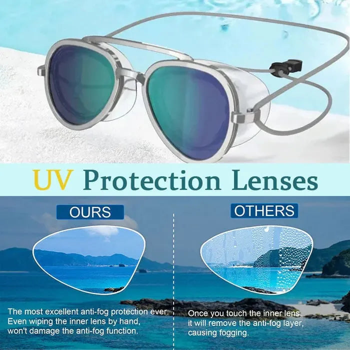 😎✨ Summer Vibe Reflective Swim Goggles