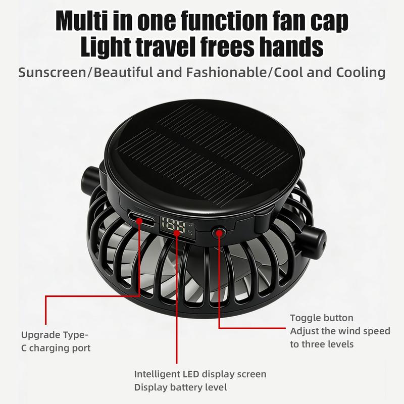 🔥HOT SALE 49% OFF🧢2026 Pro Outdoor Cooling Hat: Dual-Power Fan Cap
