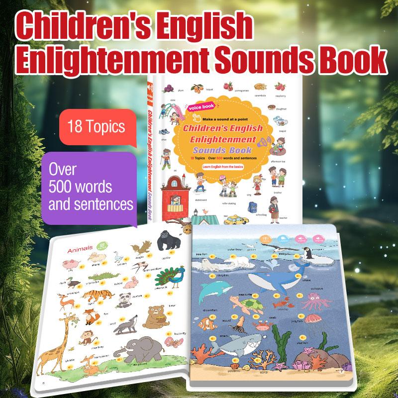 📚 500-Word Toddler Audio Learning Book 🎧 Tap to Learn 18 Daily Topics Vocabulary