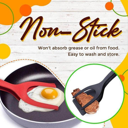 📢📢31% OFF !! ⏰2 In 1 Grip Flip Tongs